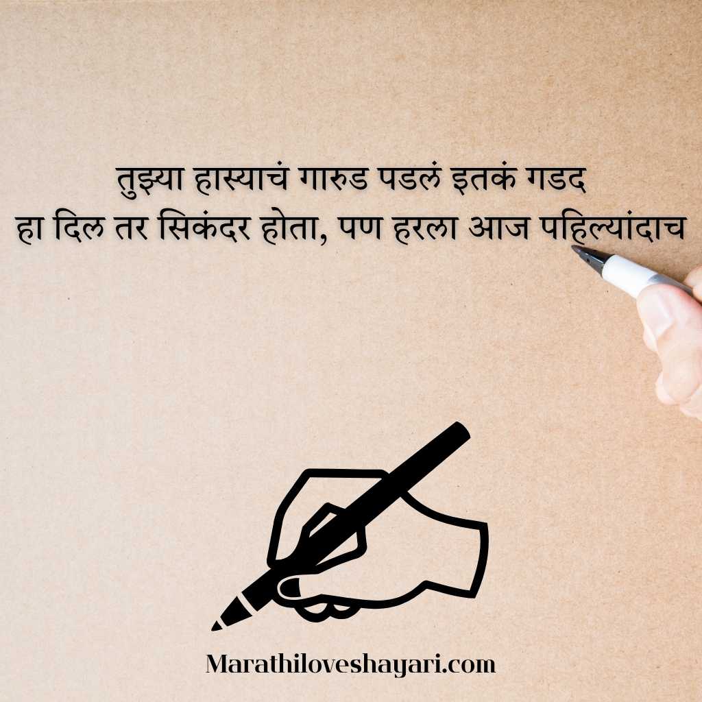 Heart-Touching Shero Shayari in Marathi